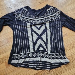 Women's Lucky Brand 3/4 Sleeve Length Shirt
